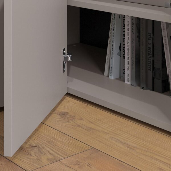 Kredenc Vicco Wido Greige 80 x 50 cm s dveřmi, Model 56613