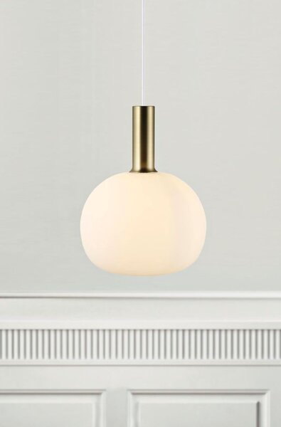 Nordlux Alton závěsné svítidlo 1x60 W bílá-zlatá 47313001
