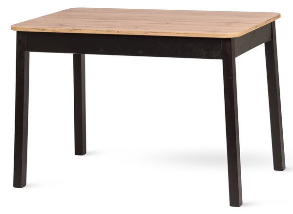 Stima Jídelní stůl KONY Rozměr: 110x70 + 35 cm, Odstín: Dub Wotan, Odstín podnože: Bílá