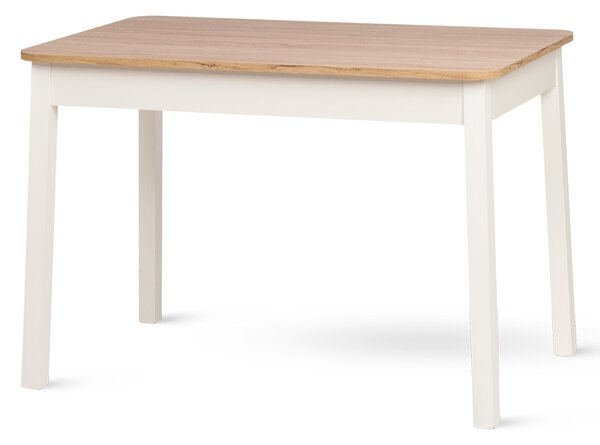 Stima Jídelní stůl KONY Rozměr: 110x70 cm, Odstín: Dub Lanýž, Odstín podnože: Bílá