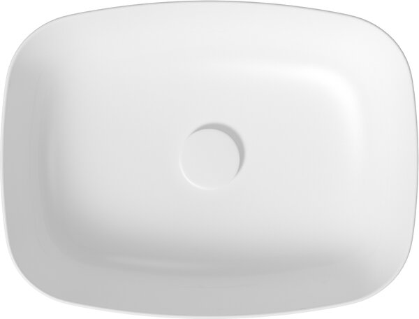 Cersanit Larga umyvadlo 50x38.5 cm obdélníkový na pult bílá lesk K677-003