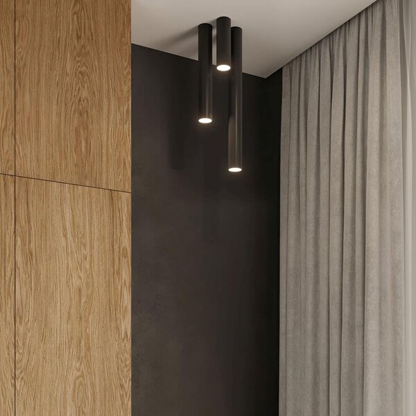 Sollux Lighting Lagos stropní světlo 1x40 W černá SL.1000