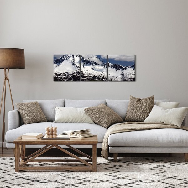Obraz - Národní park Kenai Fjords (s hodinami) (90x30 cm)