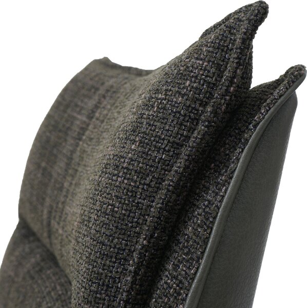 Sada 6 jídelních židlí HWC-N71, kuchyňská židle, otočná s automatickým opěradlem, tkanina/textil (420 g/m²) Oeko-Tex zelená