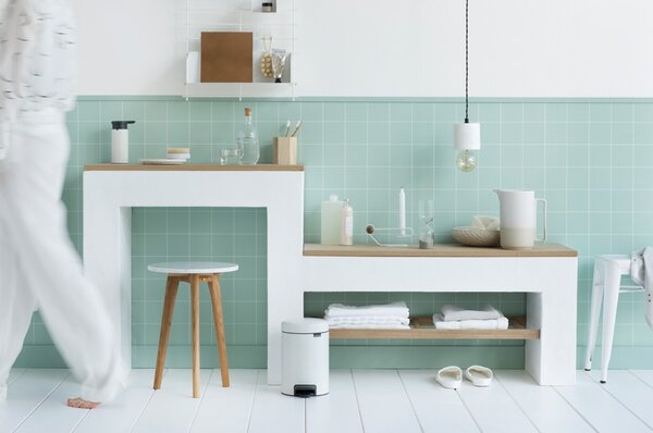 Brabantia NewIcon odpadkový koš 3 l bílá-černá 112126