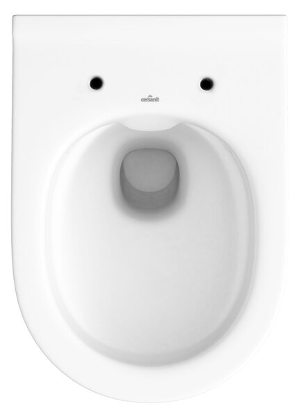 Cersanit City wc mísa se sedátkem s pomalým sklápěním závěsná bez splachovacího kruhu bílá K701-104-ECO