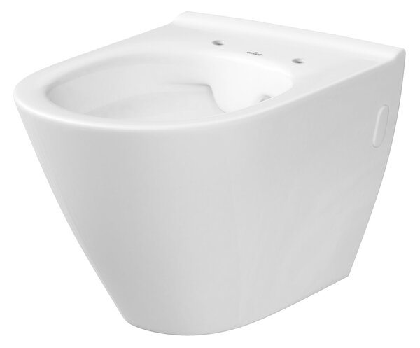 Cersanit City wc mísa se sedátkem s pomalým sklápěním závěsná bez splachovacího kruhu bílá K701-104-ECO