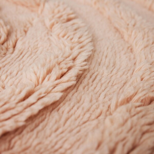 Kulatý vlněný koberec Soft Pink 150 cm