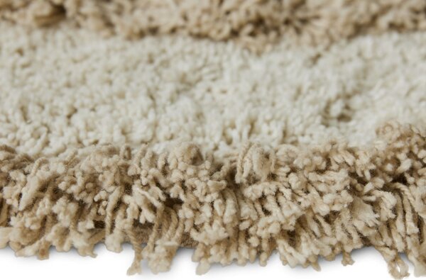 Bavlněná koupelnová předložka Cream 80 cm