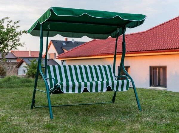 Happy Green Zahradní houpačka Stripy II