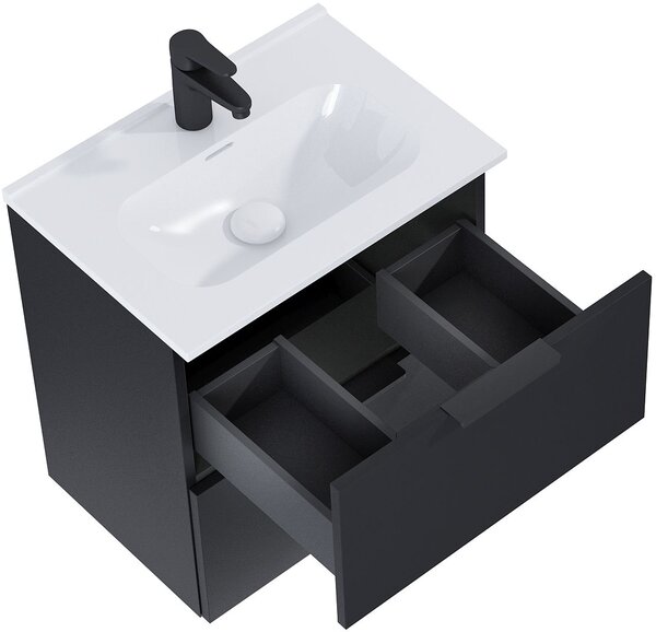 Elita Street Plus umyvadla se skříňkou 51.3 cm černá RE020500107160