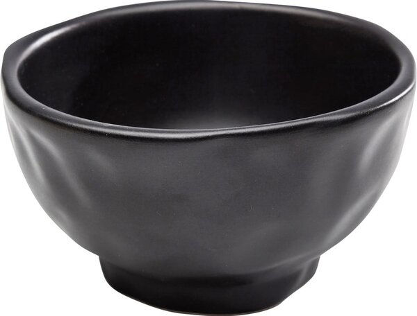 Černá kameninová miska Kare Design Organic Black, ⌀ 15 cm