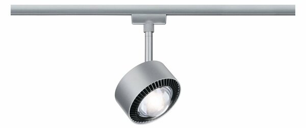 PAULMANN URail LED lištový spot Aldan spot 8W 4000K stmívatelné 230V matný chrom/černá