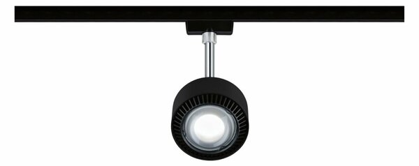 PAULMANN URail LED lištový spot Aldan spot 8W 4000K stmívatelné 230V černá mat/černá