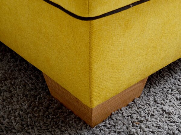 Taburetka Marilyn (žlutá + buk). Akce -15%
