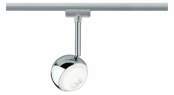 PAULMANN URail LED lištový spot Capsule II spot 6W 4000K stmívatelné 230V matný chrom/chrom