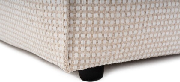 Hanah Home Taburet LORA 85 cm béžovo-bílý