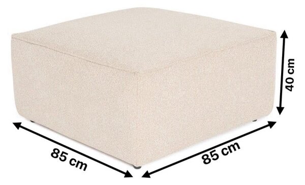 Hanah Home Taburet LORA 85 cm broskvový