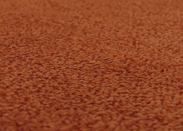 Sada 6 židlí do jídelny HWC-G46, kuchyňská židle Židle, látka/textil masiv tmavý rám, oranžová barva