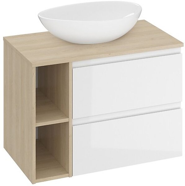 Sada skříňka Cersanit Moduo S929-010, umyvadlo Cersanit Moduo K116-052, K116-020, S590-023