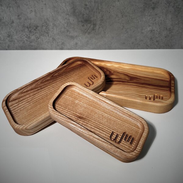 Wooden Mooden Klasické dřevěné tácy Velikost: Malá, Materiál: Dub