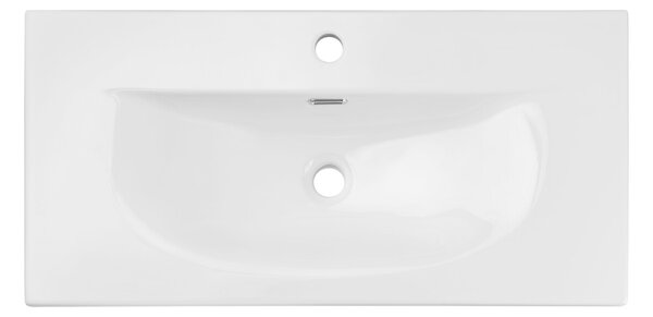 Comad Umyvadlová skříňka se zápustným umyvadlem Nova White 80 cm bílá