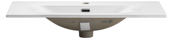 Comad Umyvadlová skříňka se zápustným umyvadlem Nova White 80 cm bílá