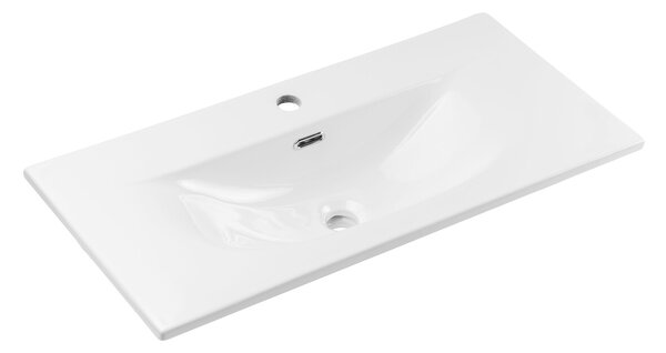 Comad Umyvadlová skříňka se zápustným umyvadlem Nova White 80 cm bílá