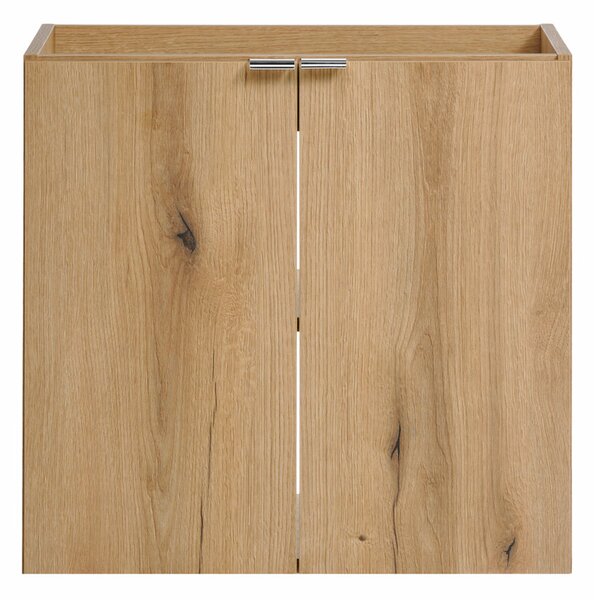 Comad Závěsná skříňka pod umyvadlo Nova Oak s deskou 140 cm dub evoke