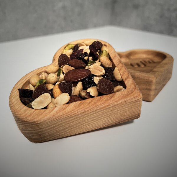 Wooden Mooden Dřevěný podtácek Srdíčko Materiál: Jasan