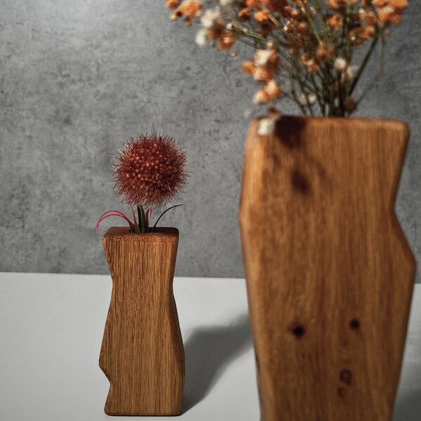 Wooden Mooden Sada dřevěných váz Flex Materiál: Dub