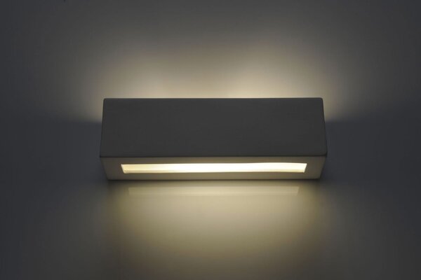 Sollux Lighting Vega nástěnné svítidlo 1x60 W bílá SL.0006