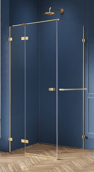 New Trendy Avexa Gold Brushed sprchový kout obdélníkový 120x80 cm EXK3035