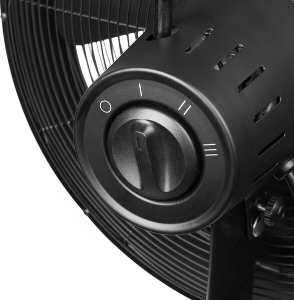 Černý lakovaný stolní ventilátor VE5928
