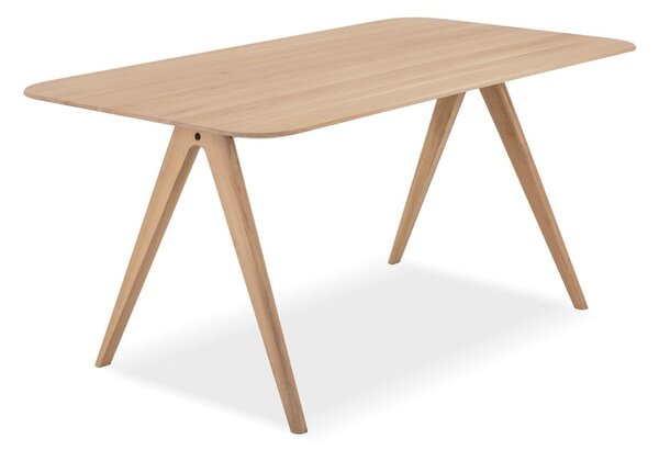 Jídelní stůl z dubového dřeva Gazzda Ava, 160 x 90 cm