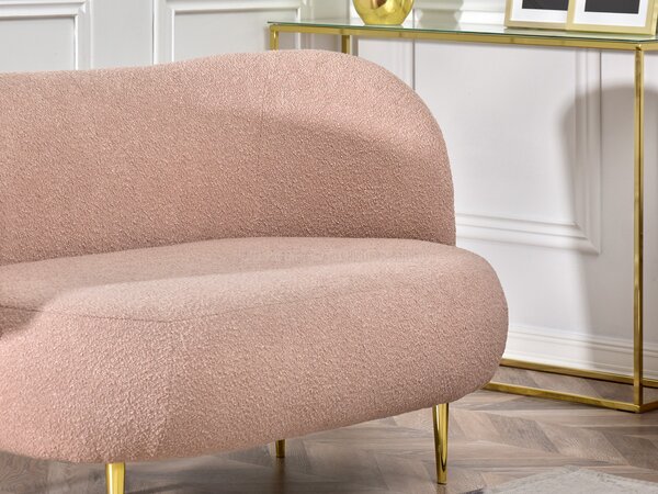 Pohovka dvousedačka Cadmio 2 (zlatá)