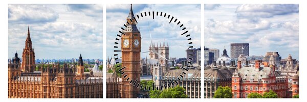 Obraz - Big Ben (s hodinami) (90x30 cm)