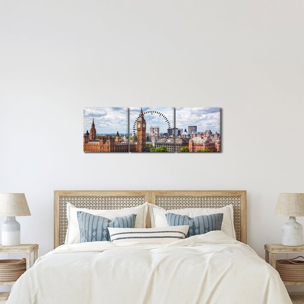 Obraz - Big Ben (s hodinami) (90x30 cm)