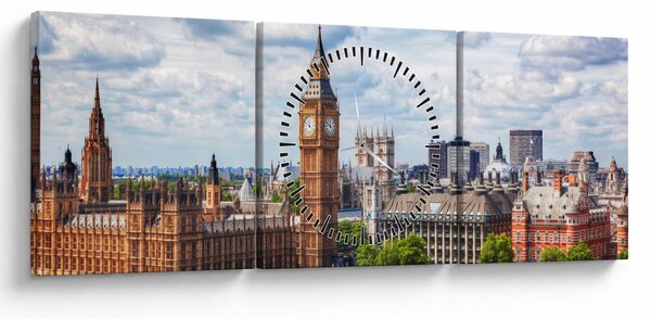 Obraz - Big Ben (s hodinami) (90x30 cm)