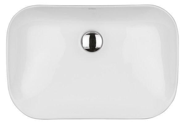 Oltens Solvig umyvadlo 51x34 cm oválné na pult bílá 40322000