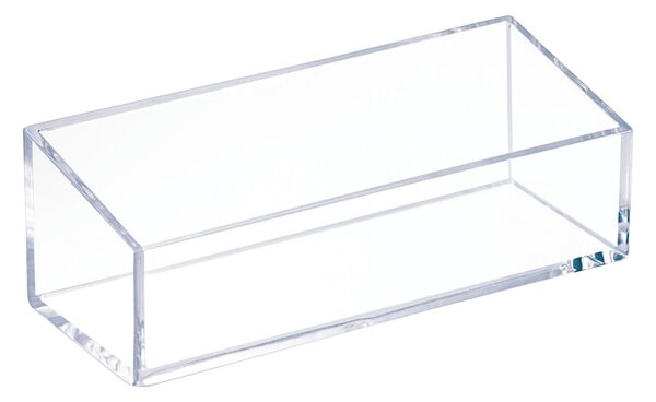 Průhledný stohovatelný box iDesign Clarity, 15 x 6 cm