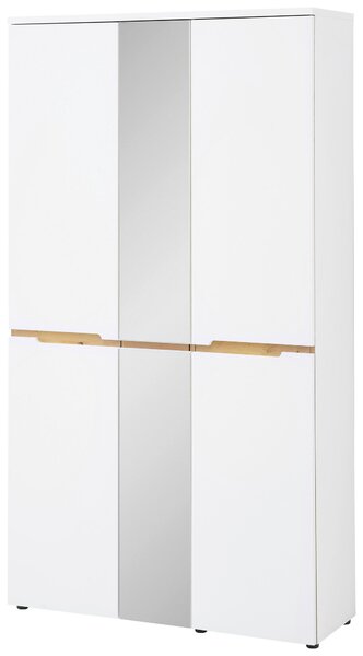 SKŘÍŇ NA ODĚV, bílá, dub artisan, 105/192/38 cm Voleo - Skříně na oblečení