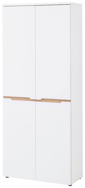 BOTNÍK, bílá, dub artisan, 80/192/38 cm Voleo - Online Only šatny & botníky, Online Only