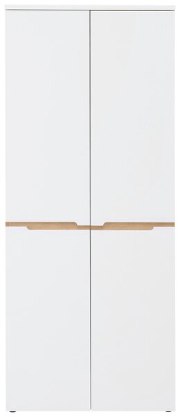 BOTNÍK, bílá, dub artisan, 80/192/38 cm Voleo - Online Only šatny & botníky, Online Only