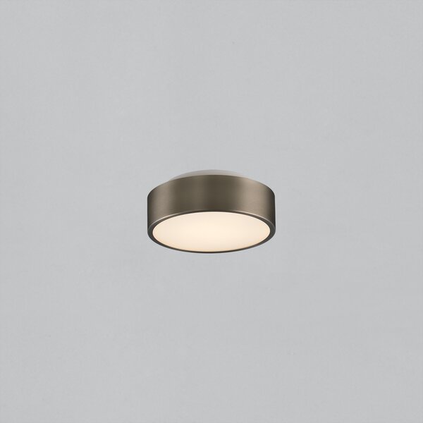ACB Iluminacion Stropní LED svítidlo DINS, ⌀ 16 cm, 10W, CRI90, IP44, CCT switch 2700-3000K Barva: Nikl, Stmívání, řízení: ON/OFF (bez stmívání)