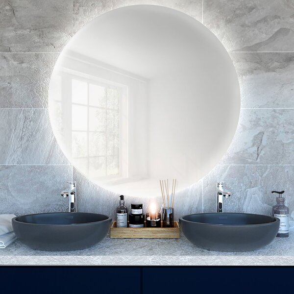 Baltica Design Bright zrcadlo 60x60 cm kulatý s osvětlením 5904107912585