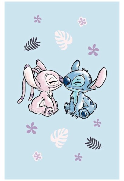 Dětský ručník Lilo & Stitch - 100% bavlna - 30 x 50 cm - Certifikát Oeko Tex Standard 100
