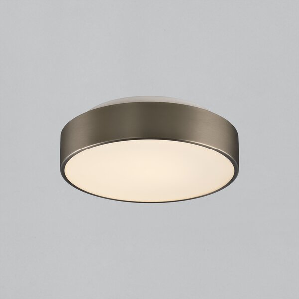 ACB Iluminacion Stropní LED svítidlo DINS, ⌀ 32 cm, 2xE27 15W, IP44 Barva: Nikl