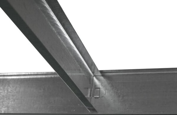 Kovový regál 220x90x45cm, zinkovaný, 6-policový, nosnost 870kg SMARTREGALY