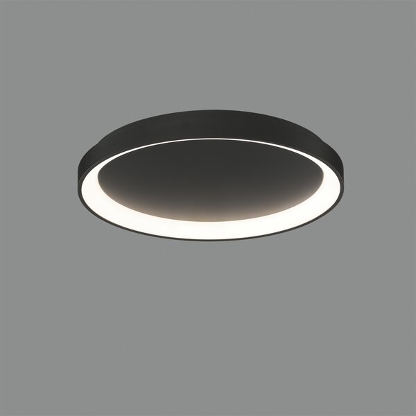ACB Iluminacion Stropní LED svítidlo GRACE, ⌀ 48 cm, 40W, CRI90 Barva: Černá, Teplota světla: 4000K - denní bílá, Stmívání, řízení: ON/OFF (bez stmívání)